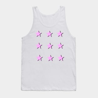 Little Pink VSCO Stars Sticker Pack Tank Top